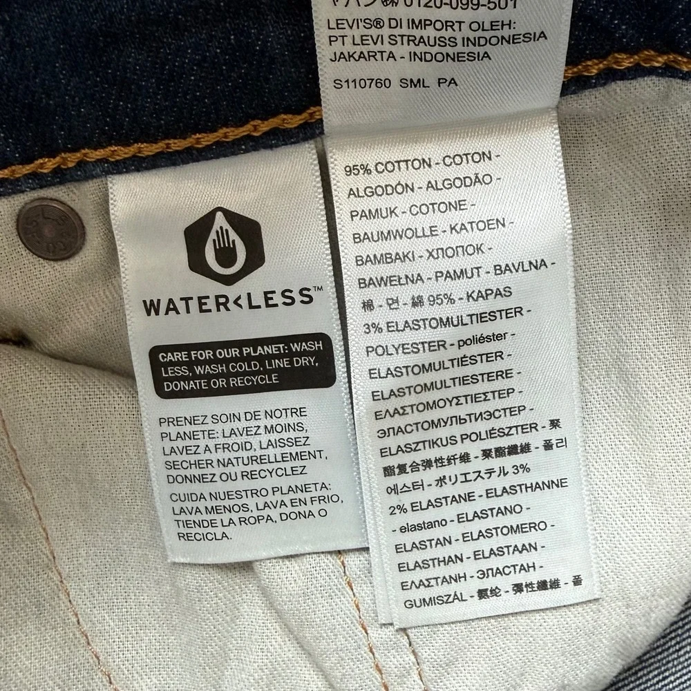 NEW Levi's 505 Men 38x30 (Actual 36x29) Regular Fit Stretch Straight Jeans *Read